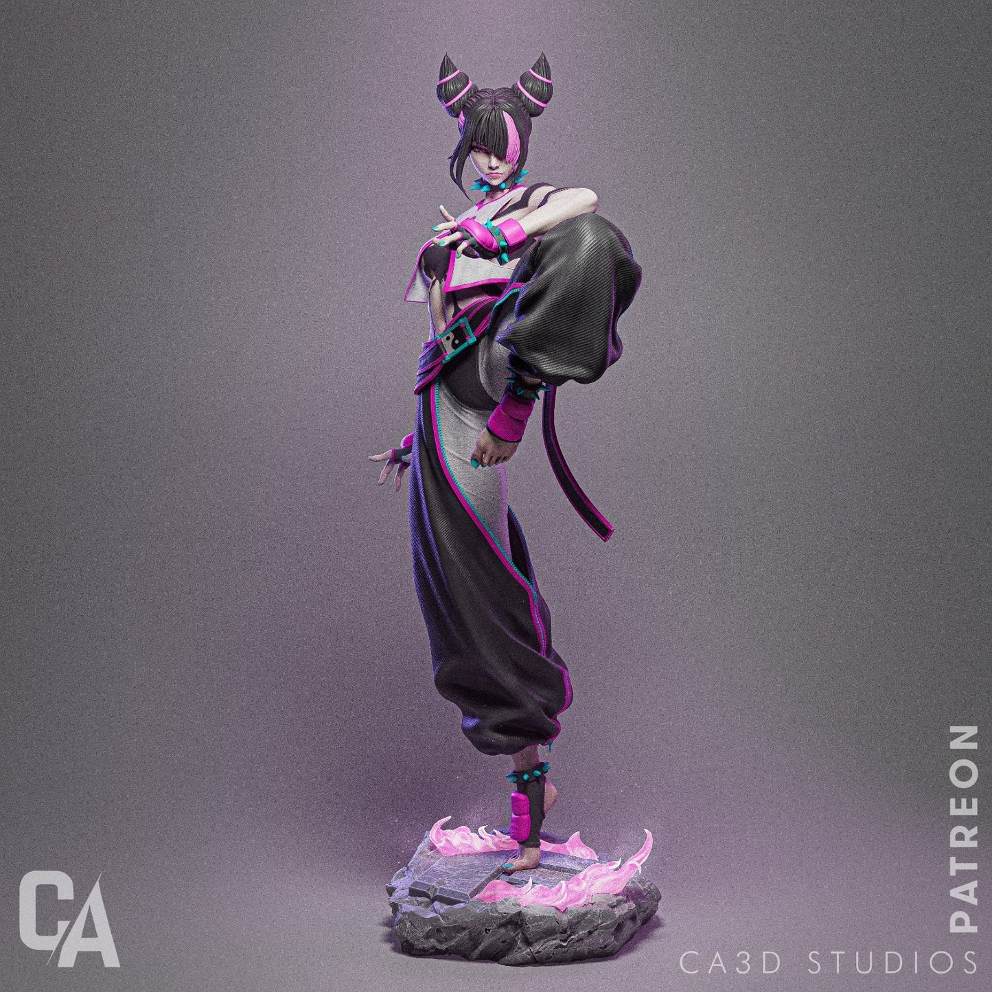 Juri Han | Street Fighter | Handcrafted Figure