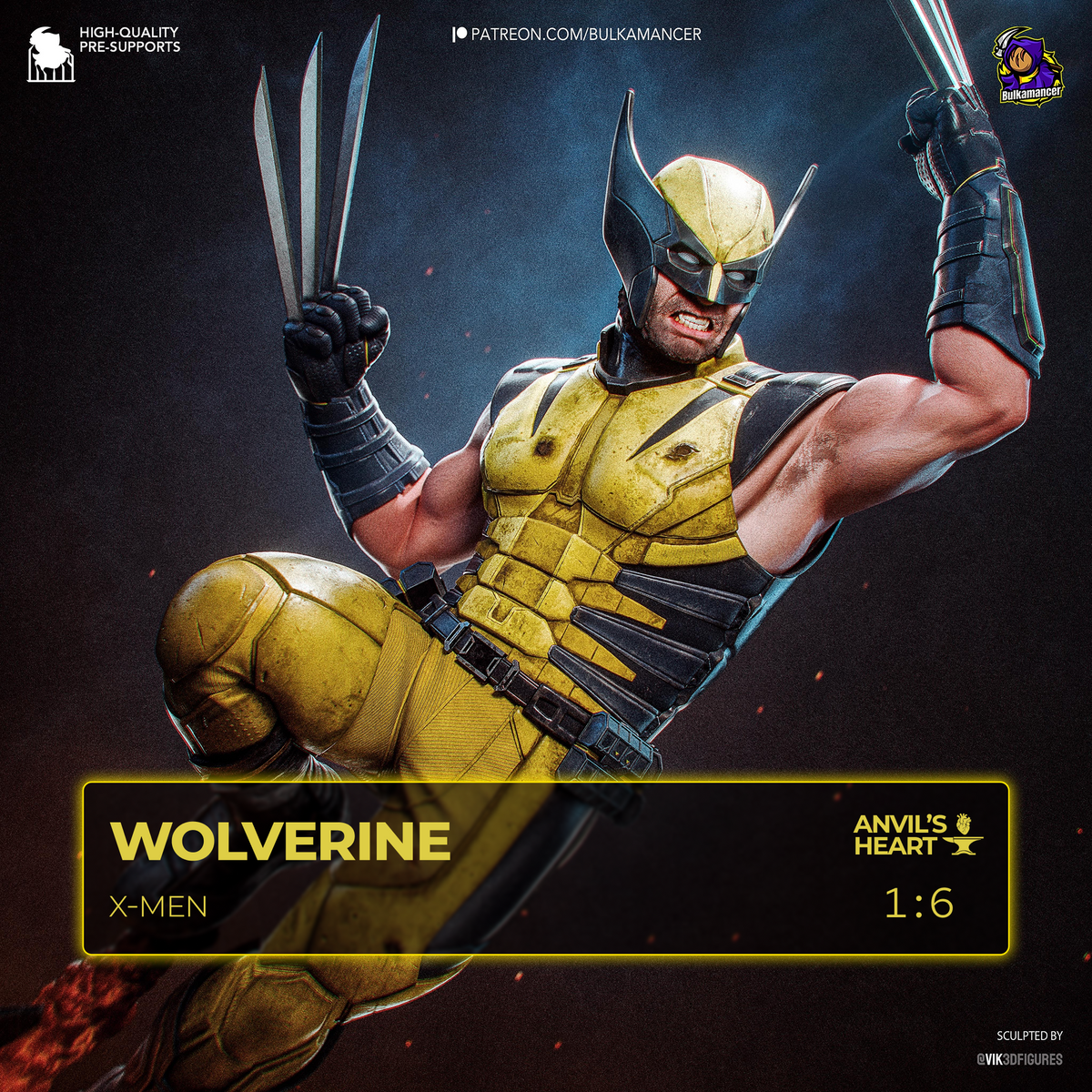 Adamantium Claw Warrior | Handcrafted Figure