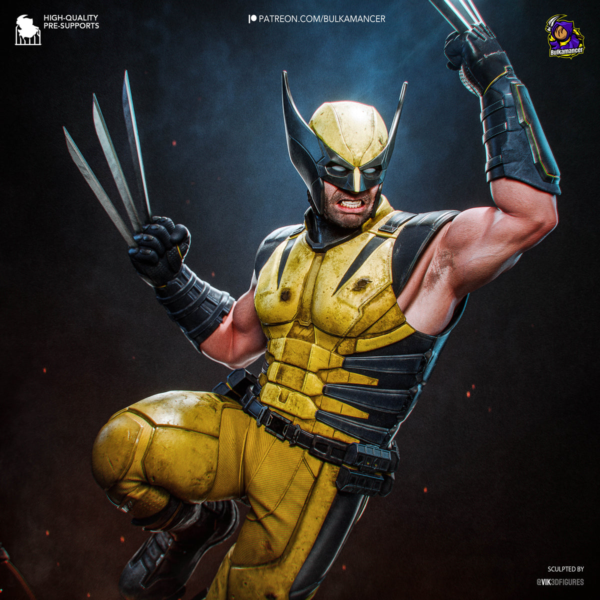 Adamantium Claw Warrior | Handcrafted Figure