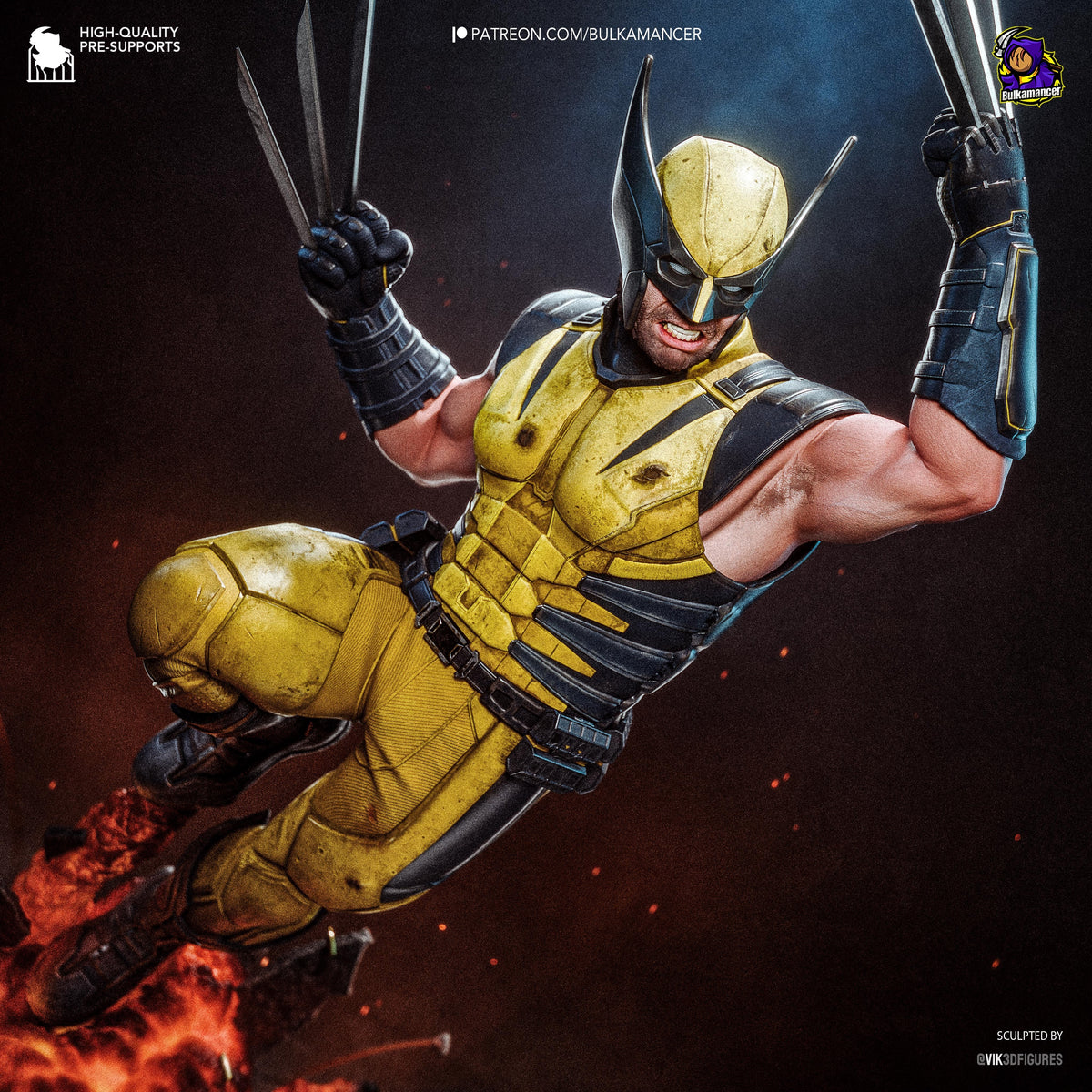 Adamantium Claw Warrior | Handcrafted Figure