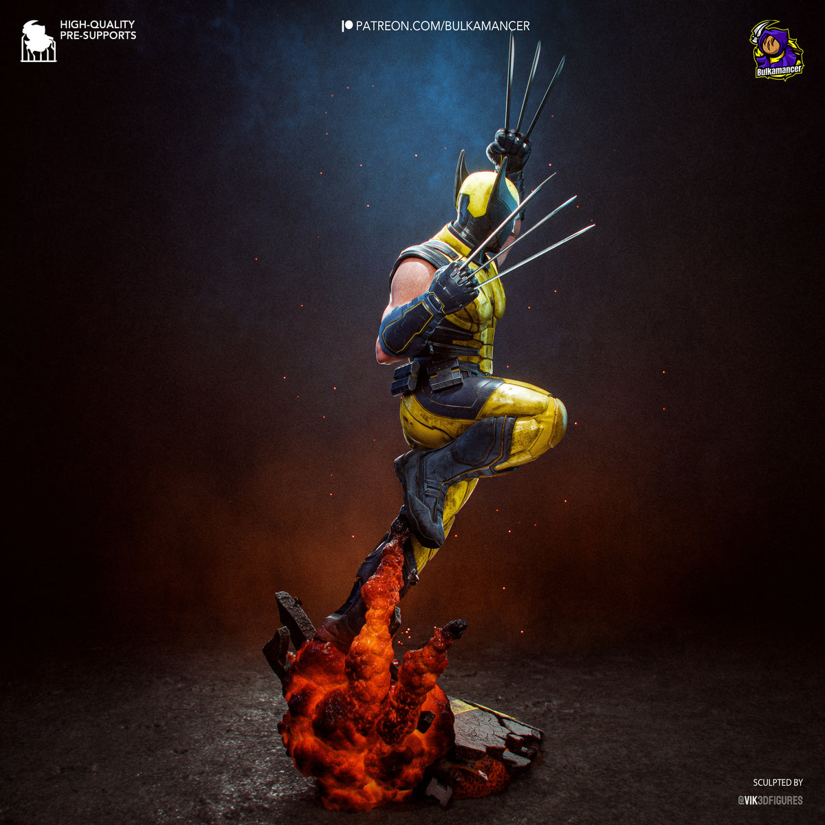 Adamantium Claw Warrior | Handcrafted Figure