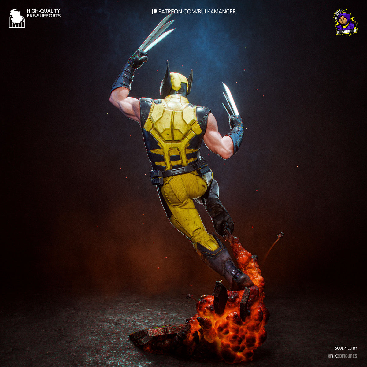 Adamantium Claw Warrior | Handcrafted Figure