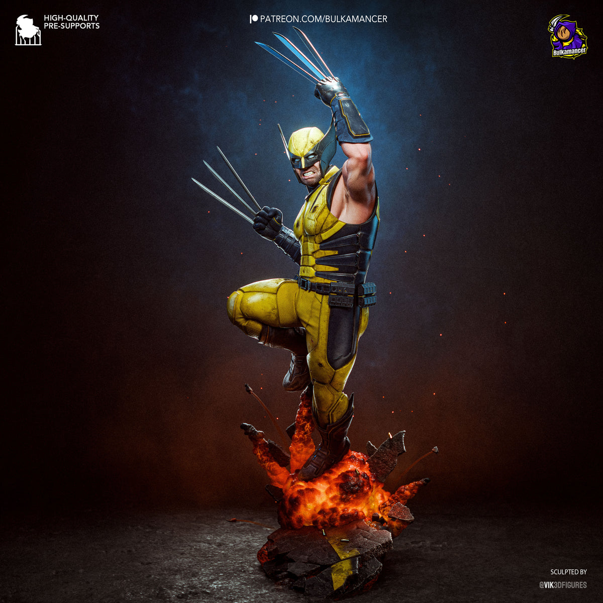 Adamantium Claw Warrior | Handcrafted Figure