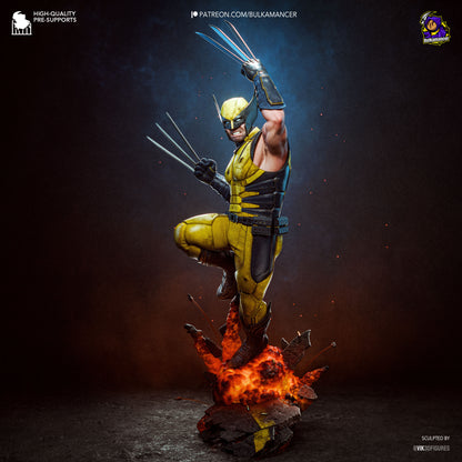 Adamantium Claw Warrior | Handcrafted Figure