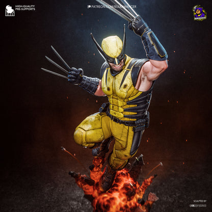 Adamantium Claw Warrior | Handcrafted Figure