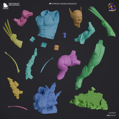 Adamantium Claw Warrior | Handcrafted Figure