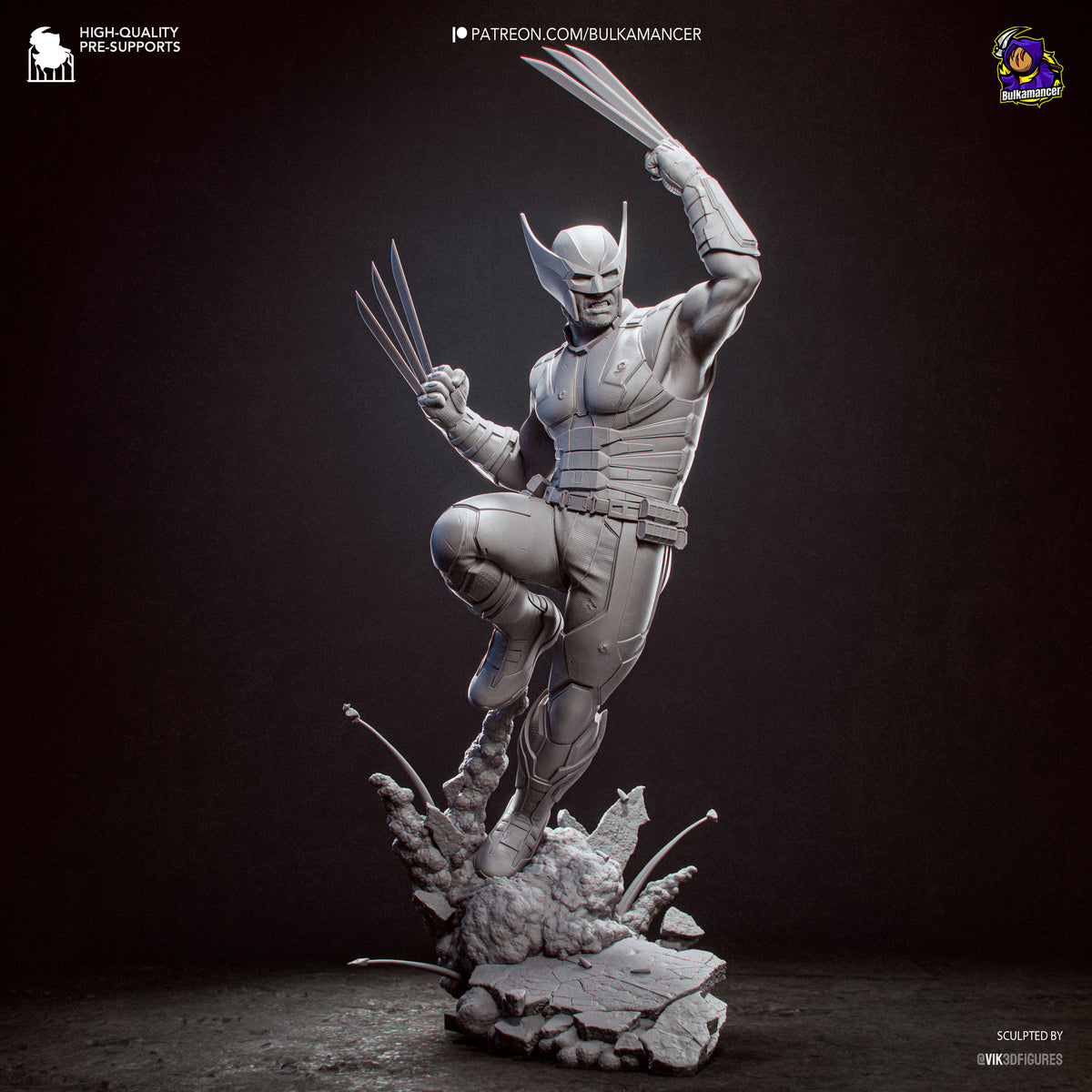 Adamantium Claw Warrior | Handcrafted Figure