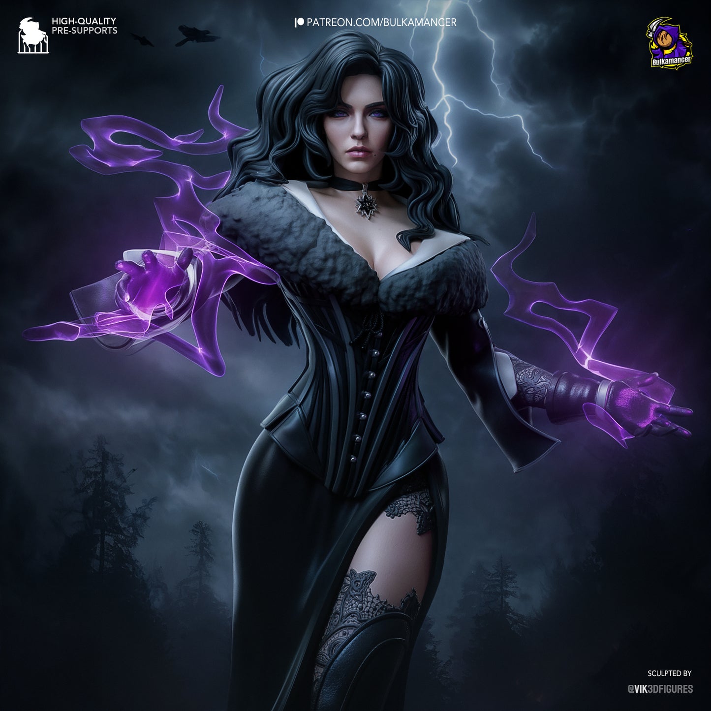 Yennefer | The Witcher | Handcrafted Figure