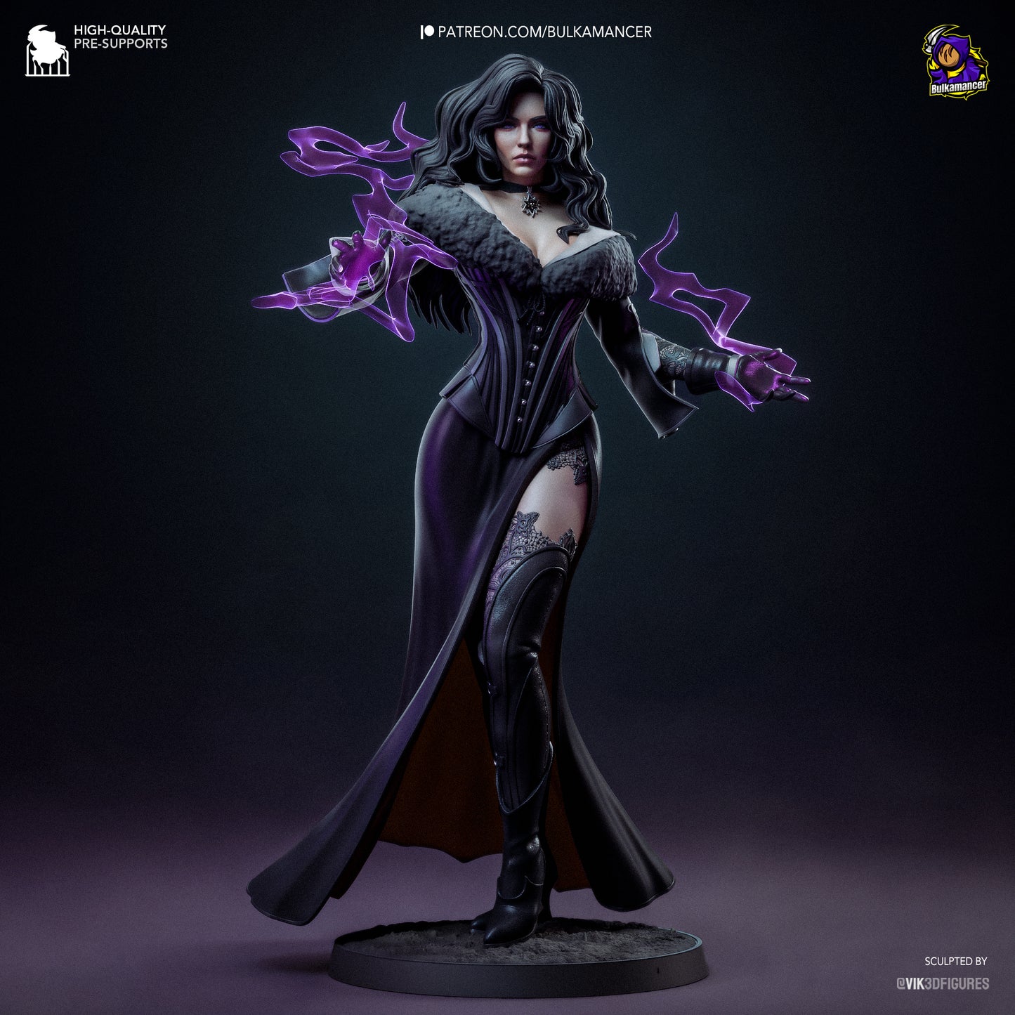 Yennefer | The Witcher | Handcrafted Figure