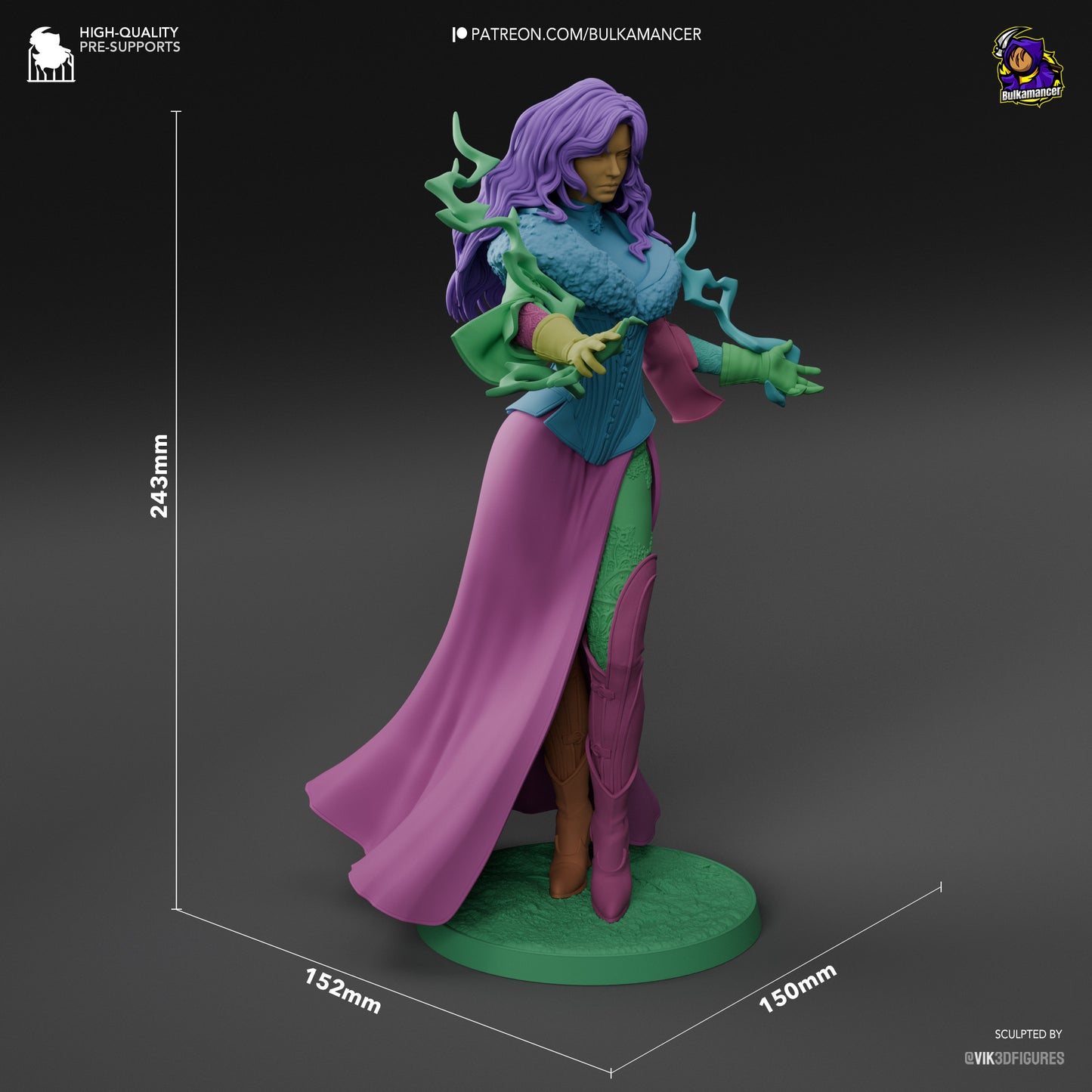 Yennefer | The Witcher | Handcrafted Figure