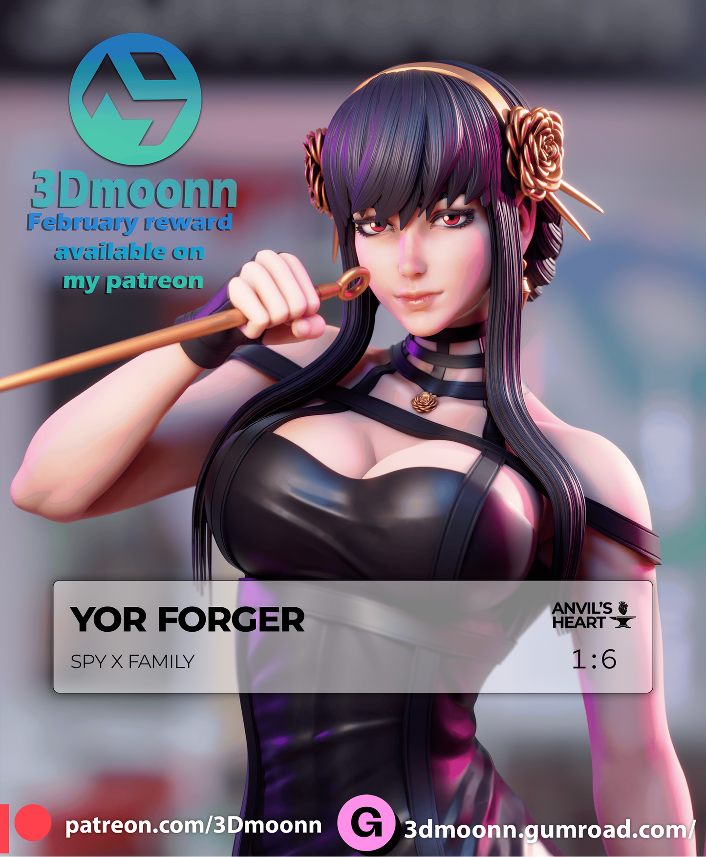 Yor Forger | Spy x Family | Handcrafted Figure