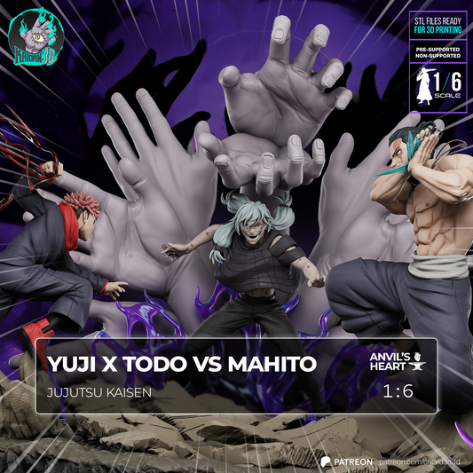 Yuji x Todo vs Mahito | Jujutsu Kaisen | Handcrafted Figure