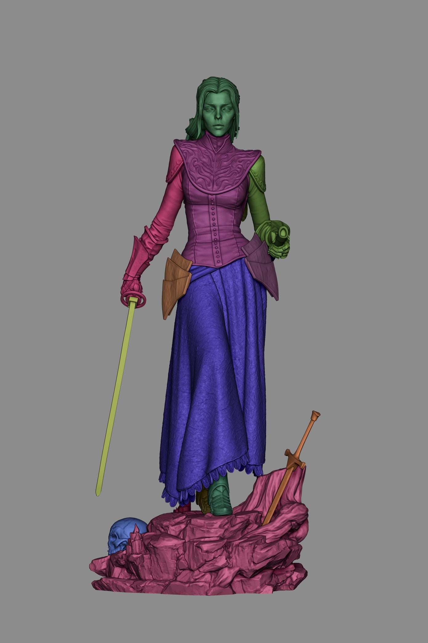 Dark Fire Keeper | Handcrafted Figure