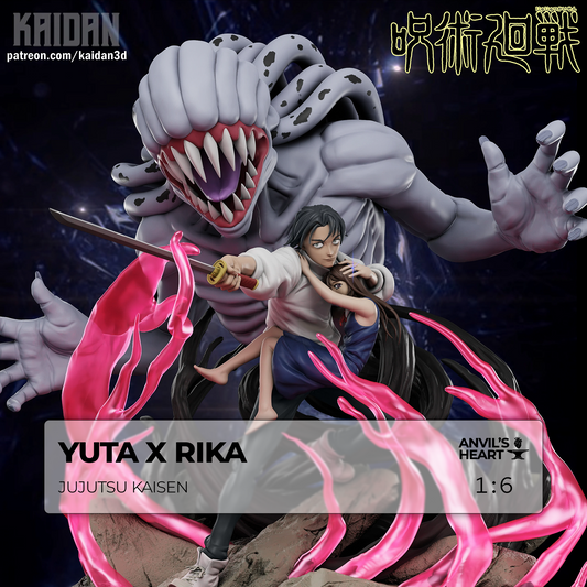 Yuta x Rika | Jujutsu Kaisen | Handcrafted Figure