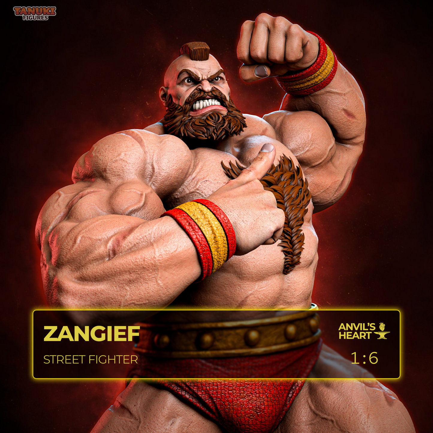 Zangief | Street Fighter | Handcrafted Figure