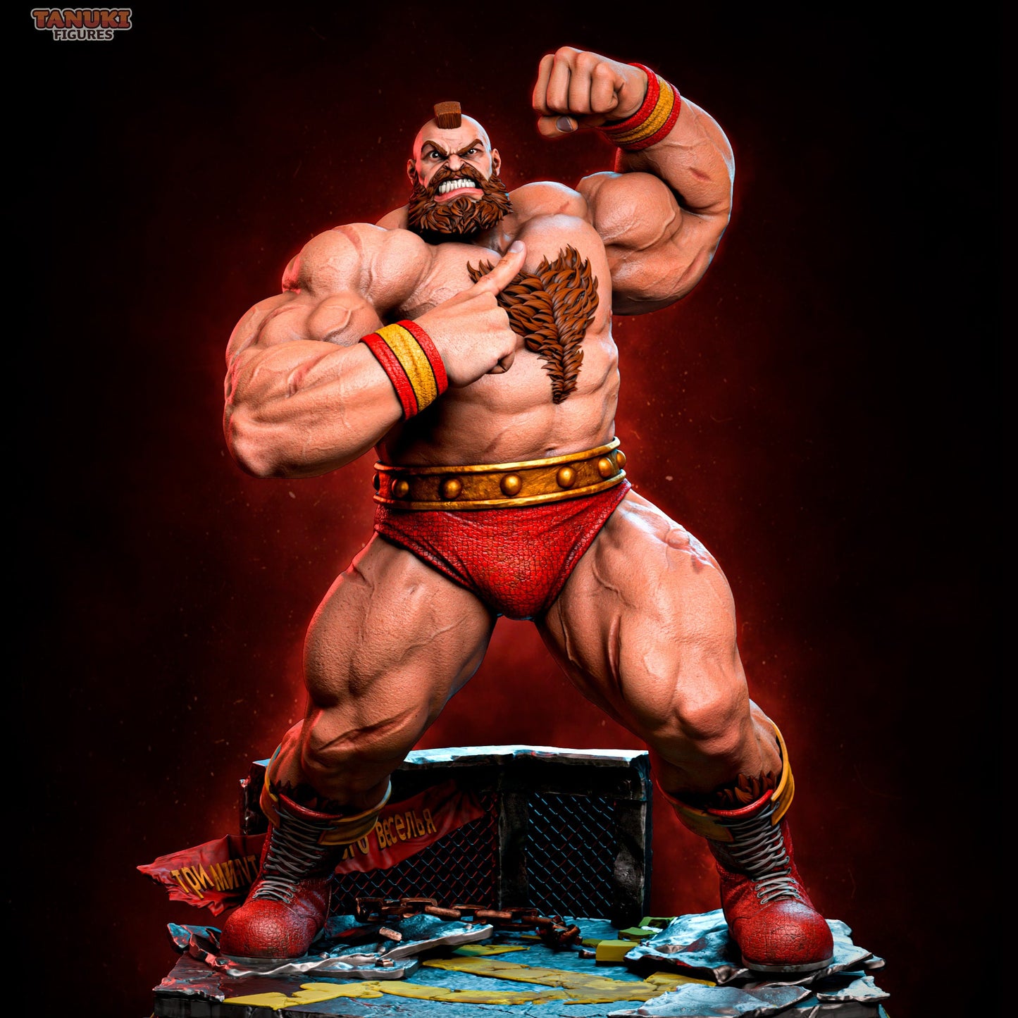 Zangief | Street Fighter | Handcrafted Figure