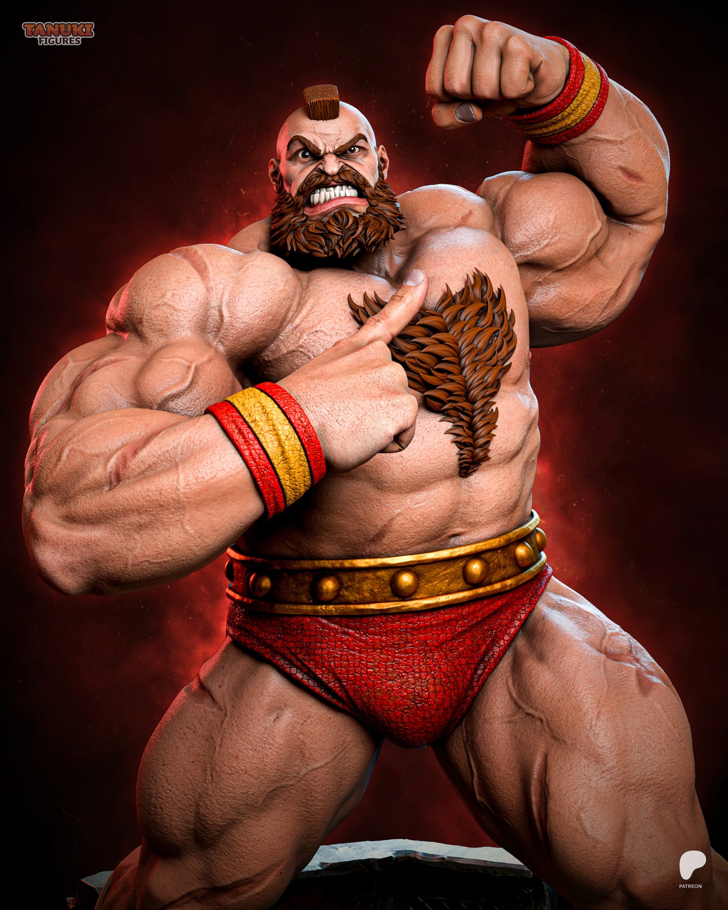 Zangief | Street Fighter | Handcrafted Figure