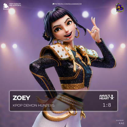 Zoey | Kpop Demon Hunters | Handcrafted Figure