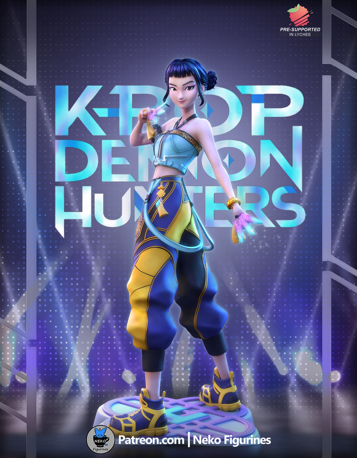 Zoey | Kpop Demon Hunters | Handcrafted Figure