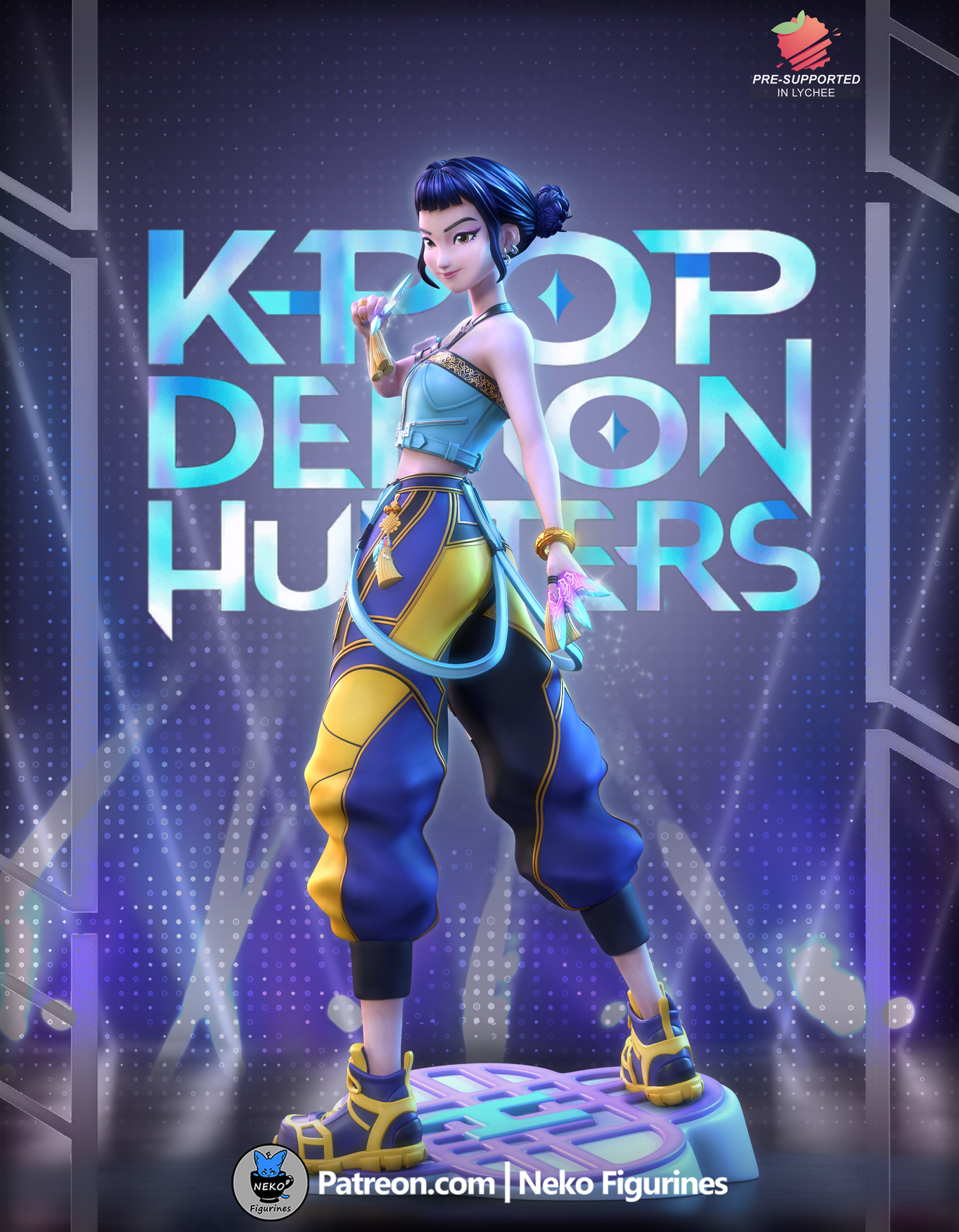 Zoey | Kpop Demon Hunters | Handcrafted Figure