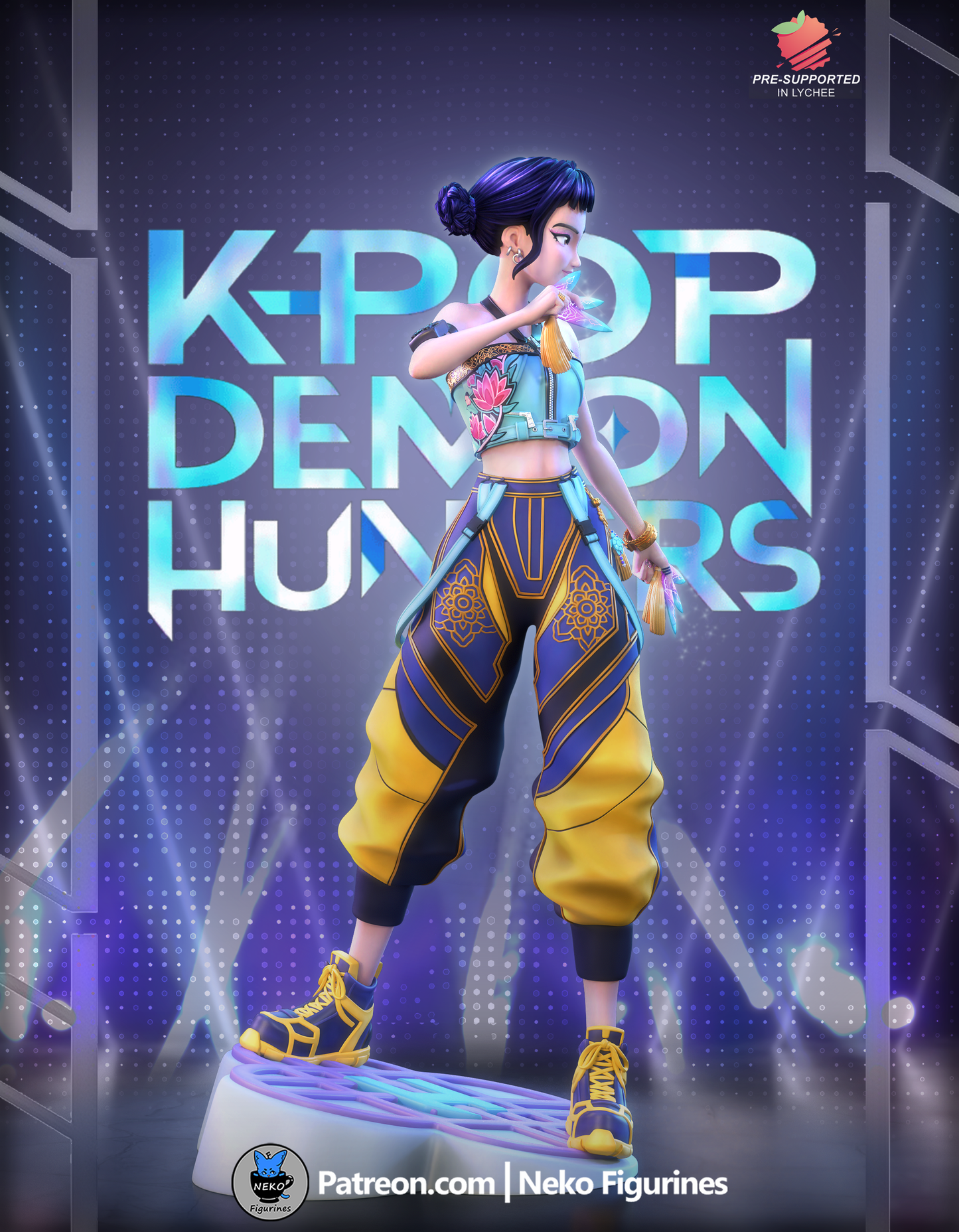 Zoey | Kpop Demon Hunters | Handcrafted Figure