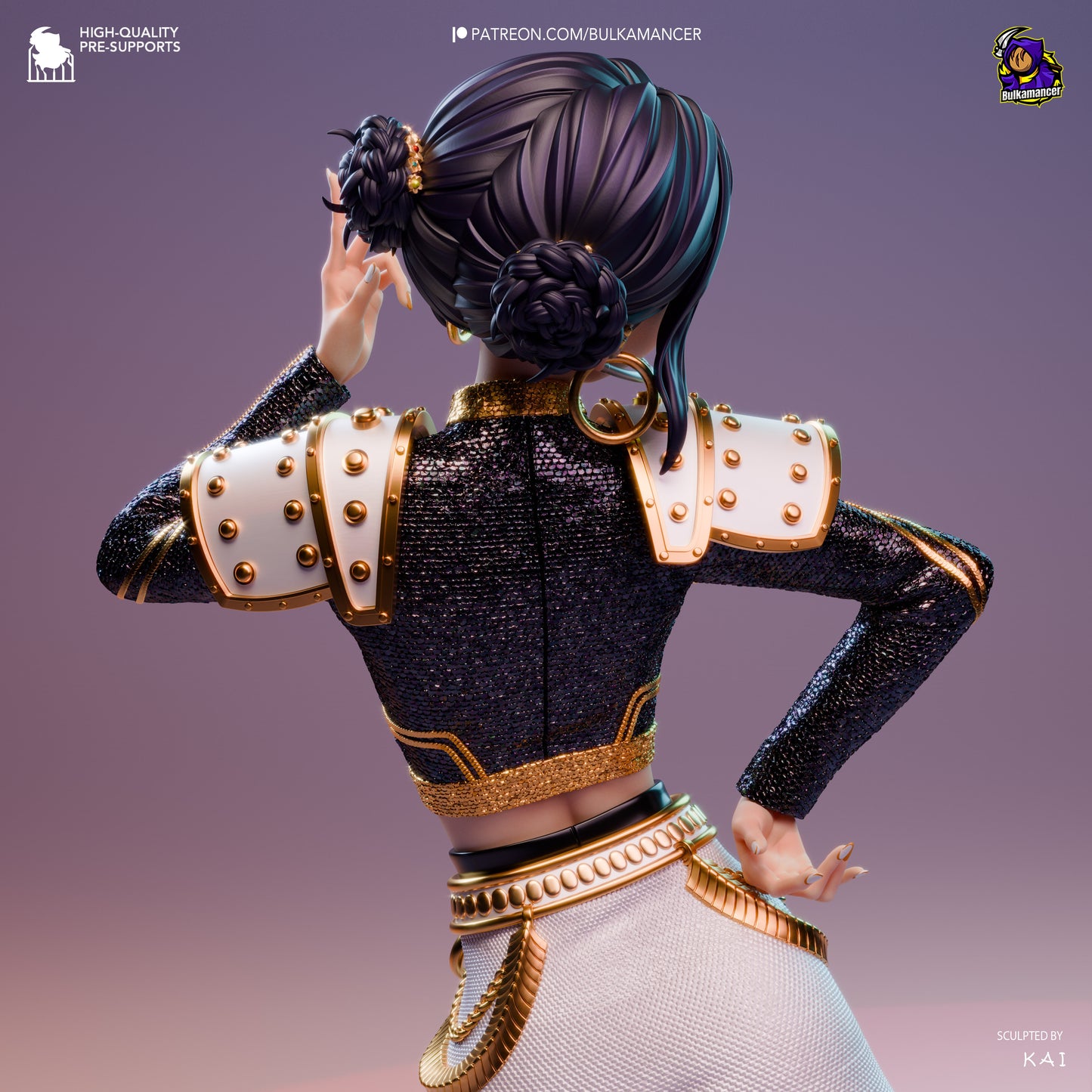 Zoey | Kpop Demon Hunters | Handcrafted Figure