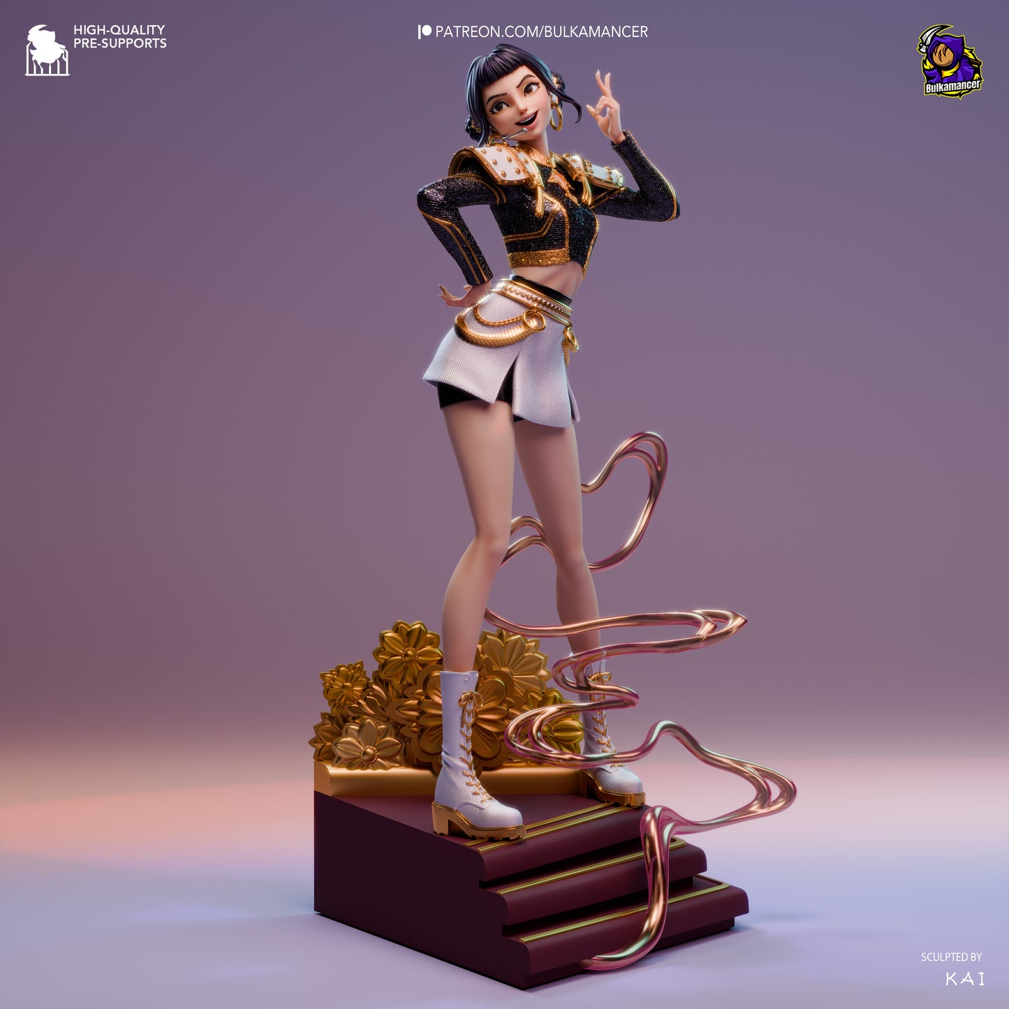 Zoey | Kpop Demon Hunters | Handcrafted Figure