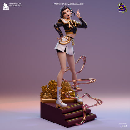 Zoey | Kpop Demon Hunters | Handcrafted Figure