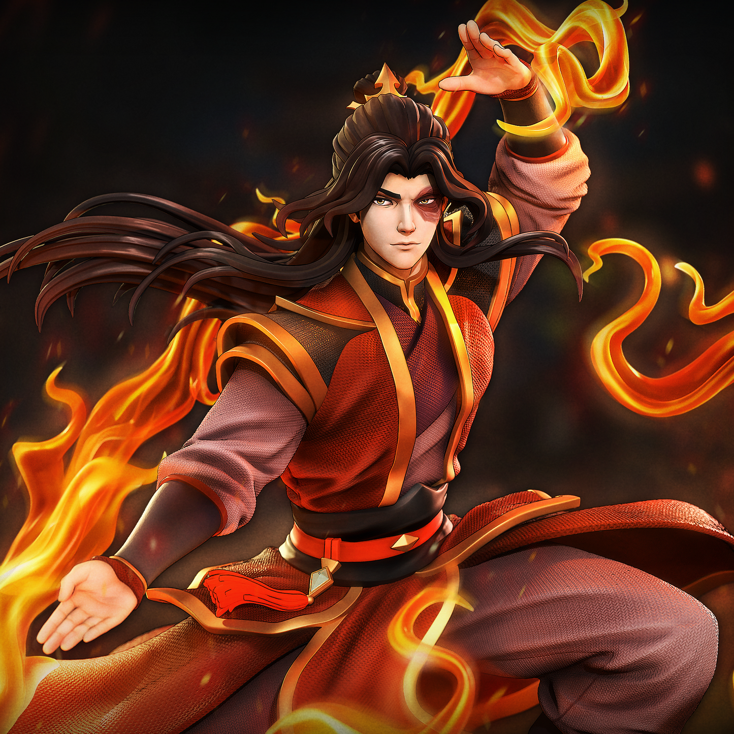 Fire Prince | Handcrafted Figure