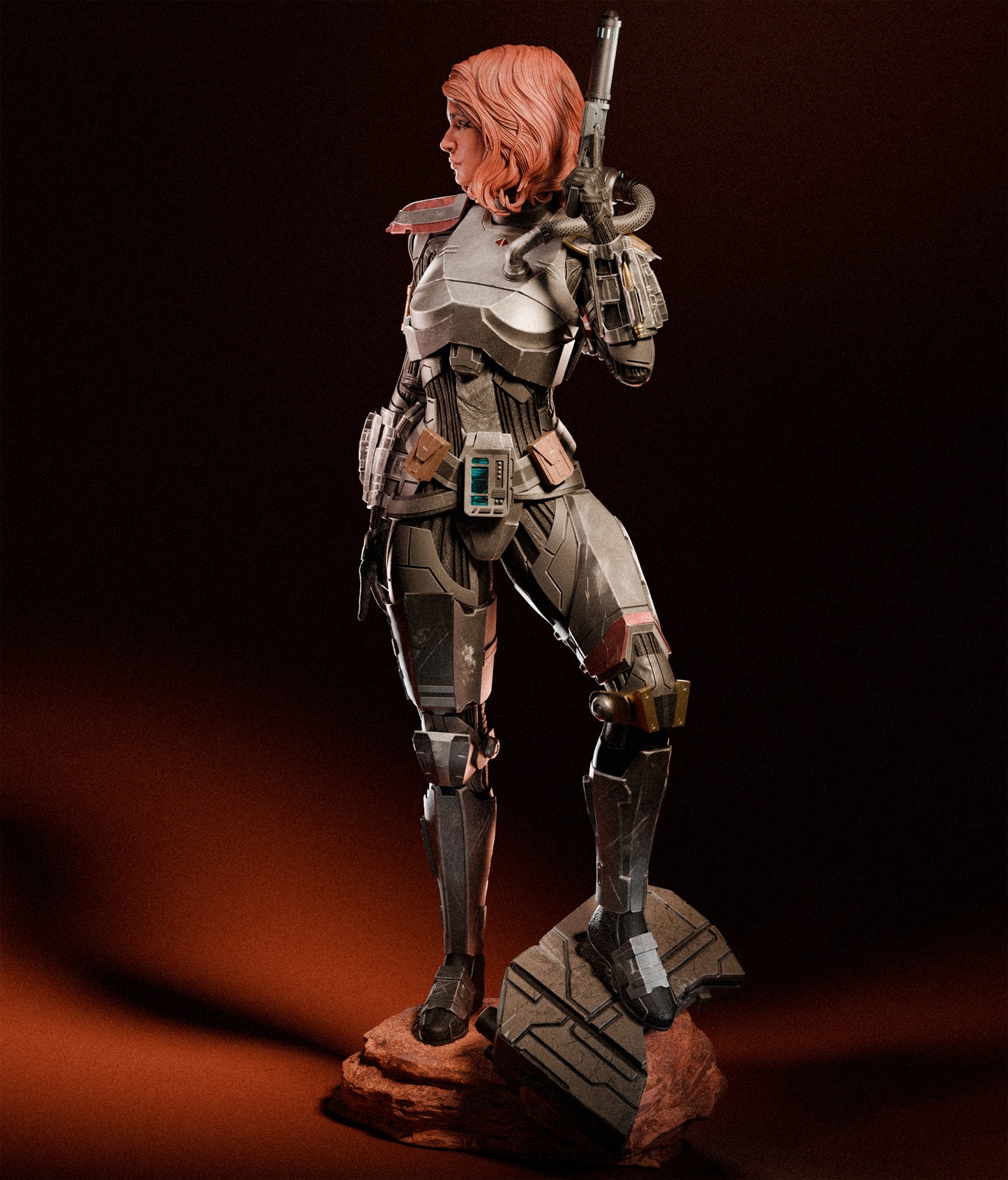 Galactic Mercenary | Handcrafted Figure