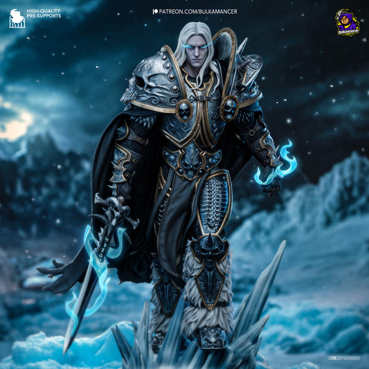 Arthas/Lich King | World of Warcraft | Handcrafted Figure