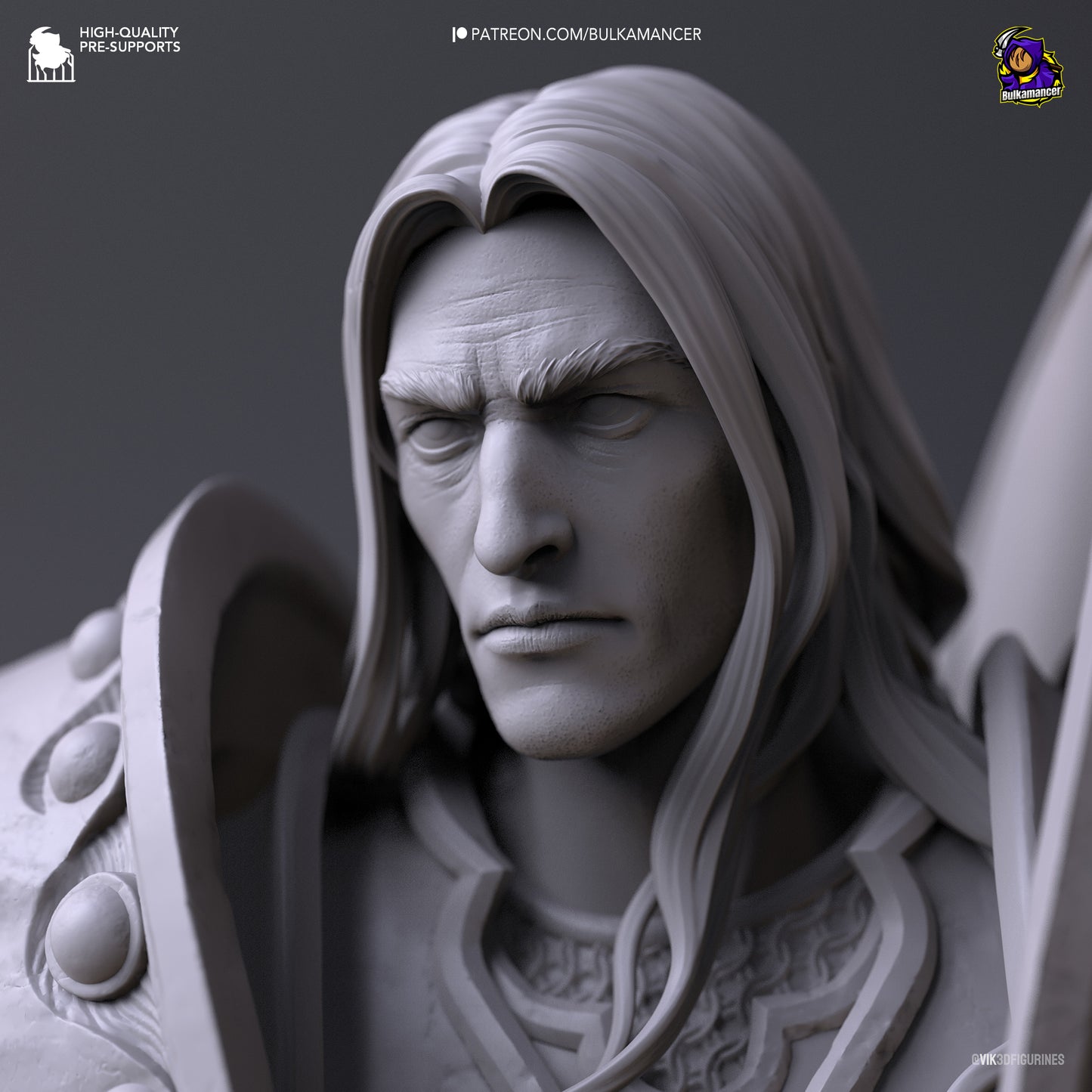Arthas/Lich King | World of Warcraft | Handcrafted Figure