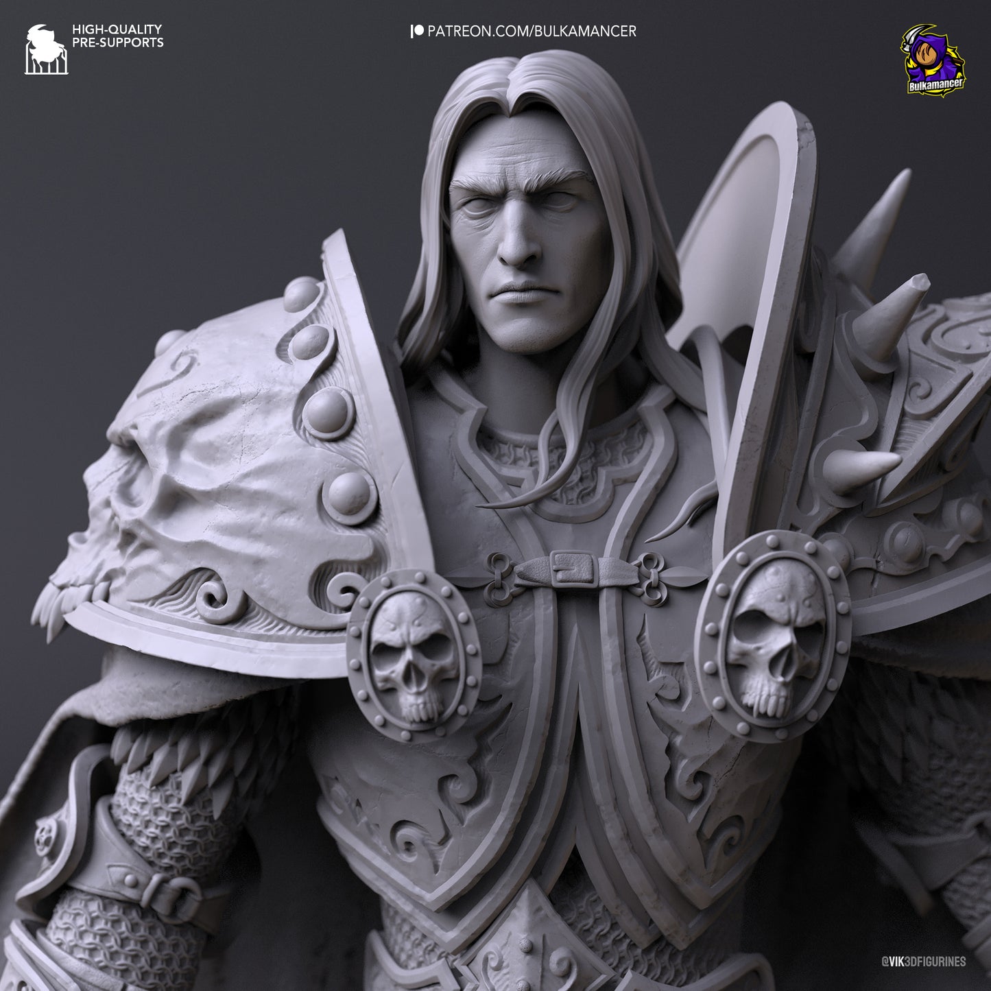 Arthas/Lich King | World of Warcraft | Handcrafted Figure