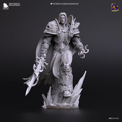 Arthas/Lich King | World of Warcraft | Handcrafted Figure