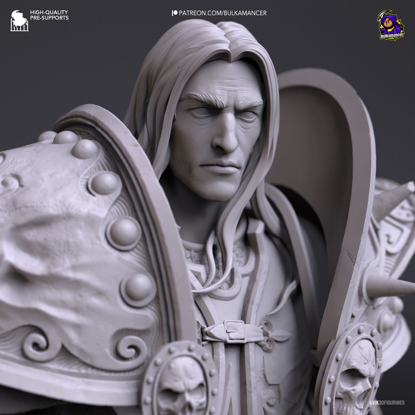 Arthas/Lich King | World of Warcraft | Handcrafted Figure
