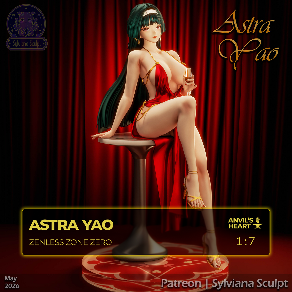 Golden Songstress | Handcrafted Figure