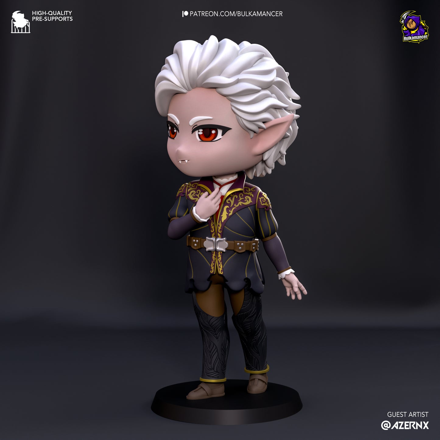 Chibi Astarion | Baldur's Gate 3 | Handcrafted Figure