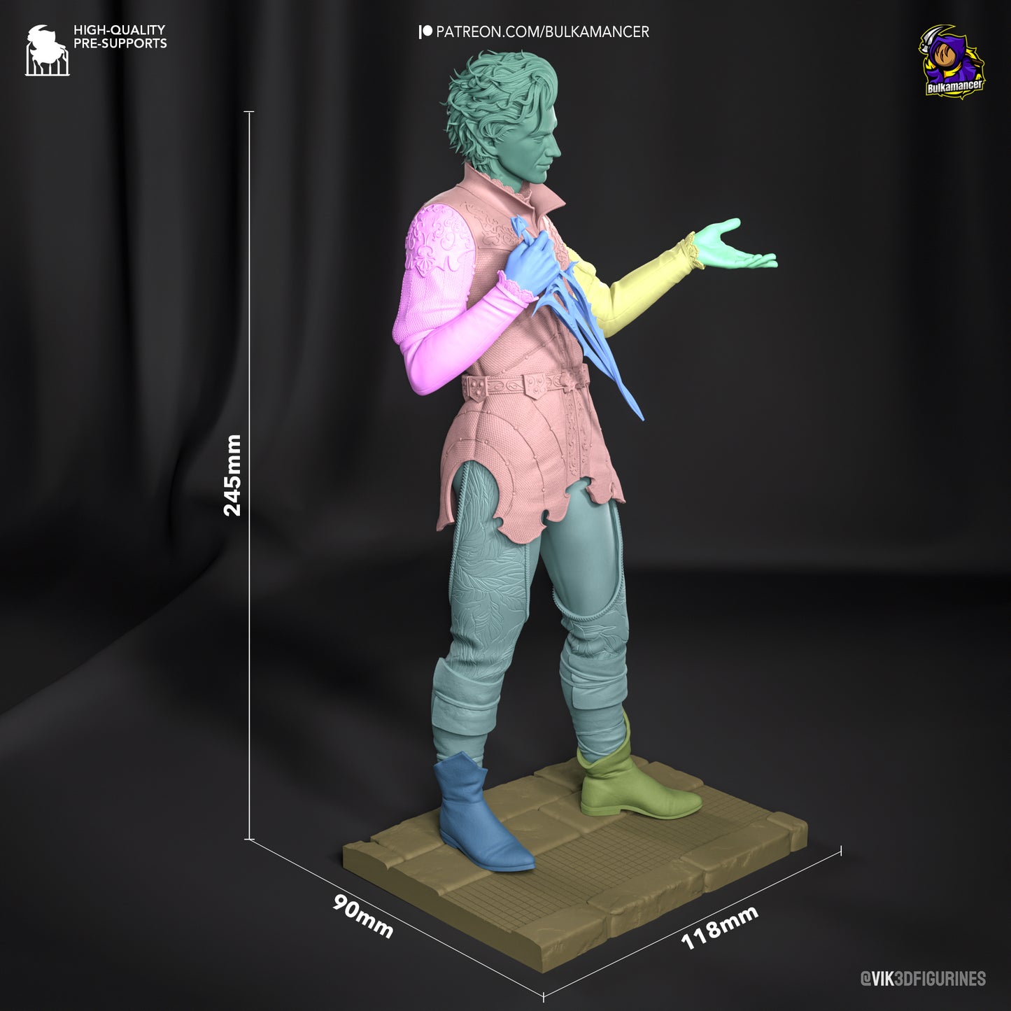 Astarion | Baldur’s Gate 3 | Handcrafted Figure