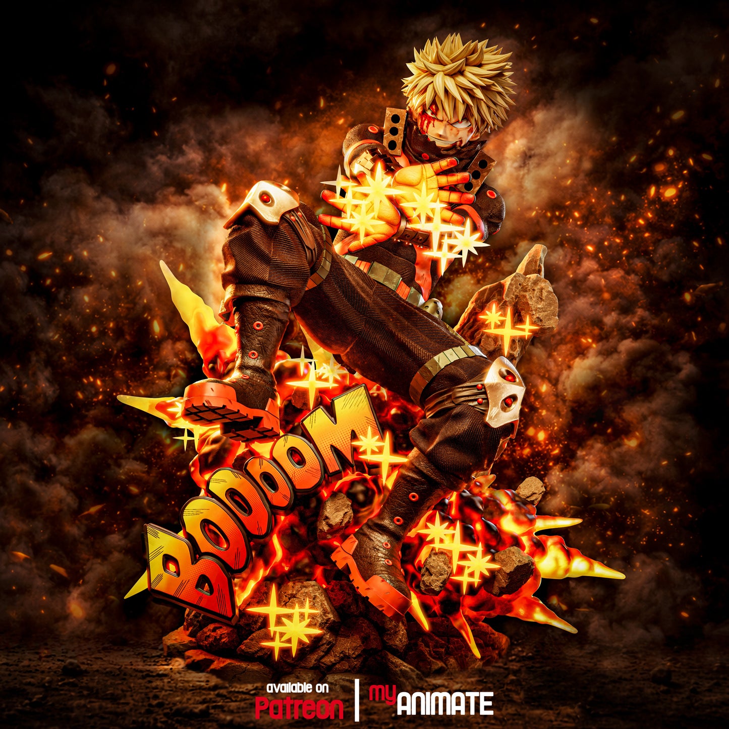 Bakugo | My Hero Academia | Handcrafted Figure