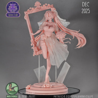 Glass Bride | Handcrafted Figure