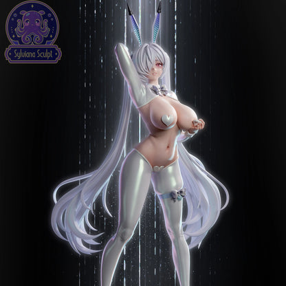 Bunny Glass Princess | Handcrafted Figure