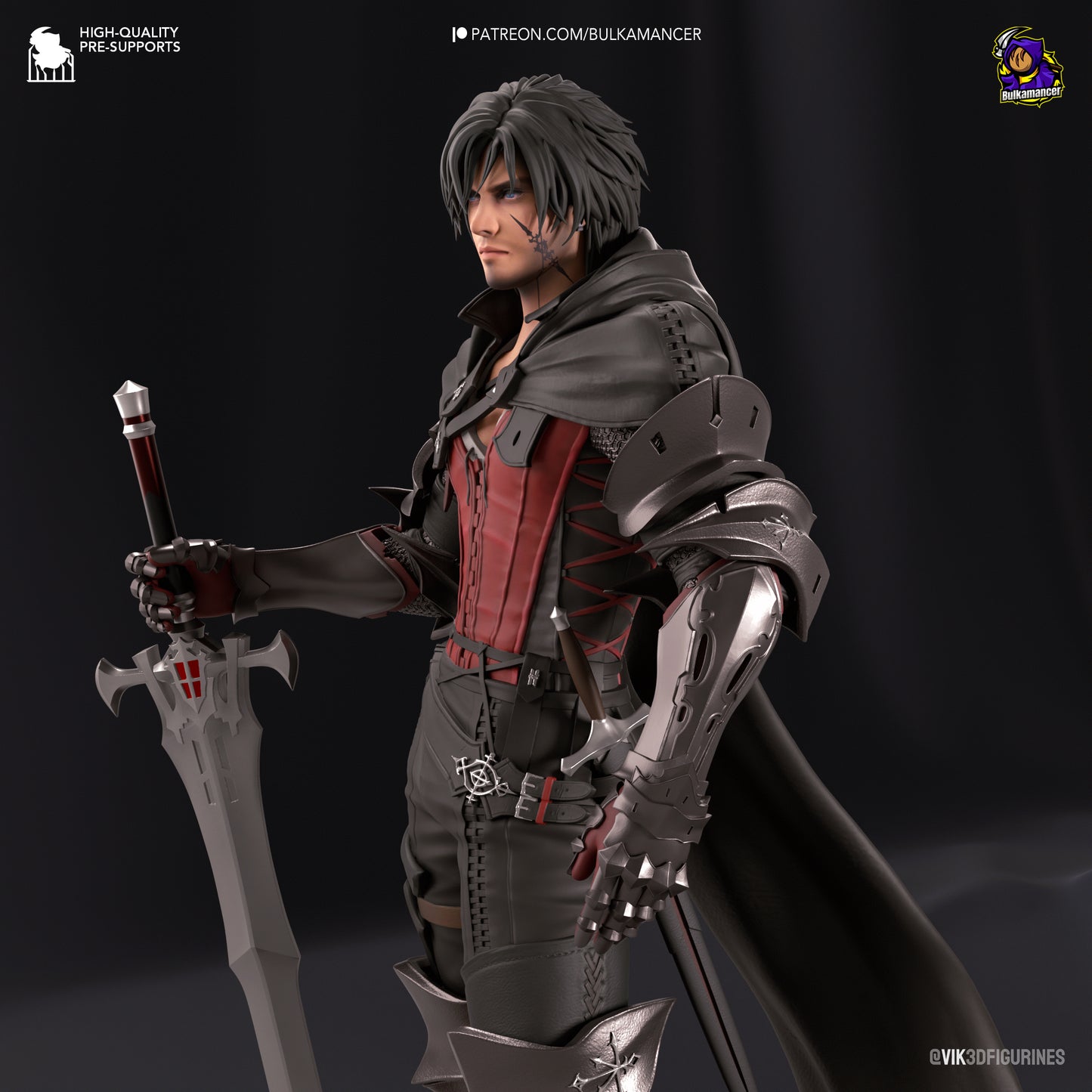 Clive Rosfield | Final Fantasy VI | Handcrafted Figure