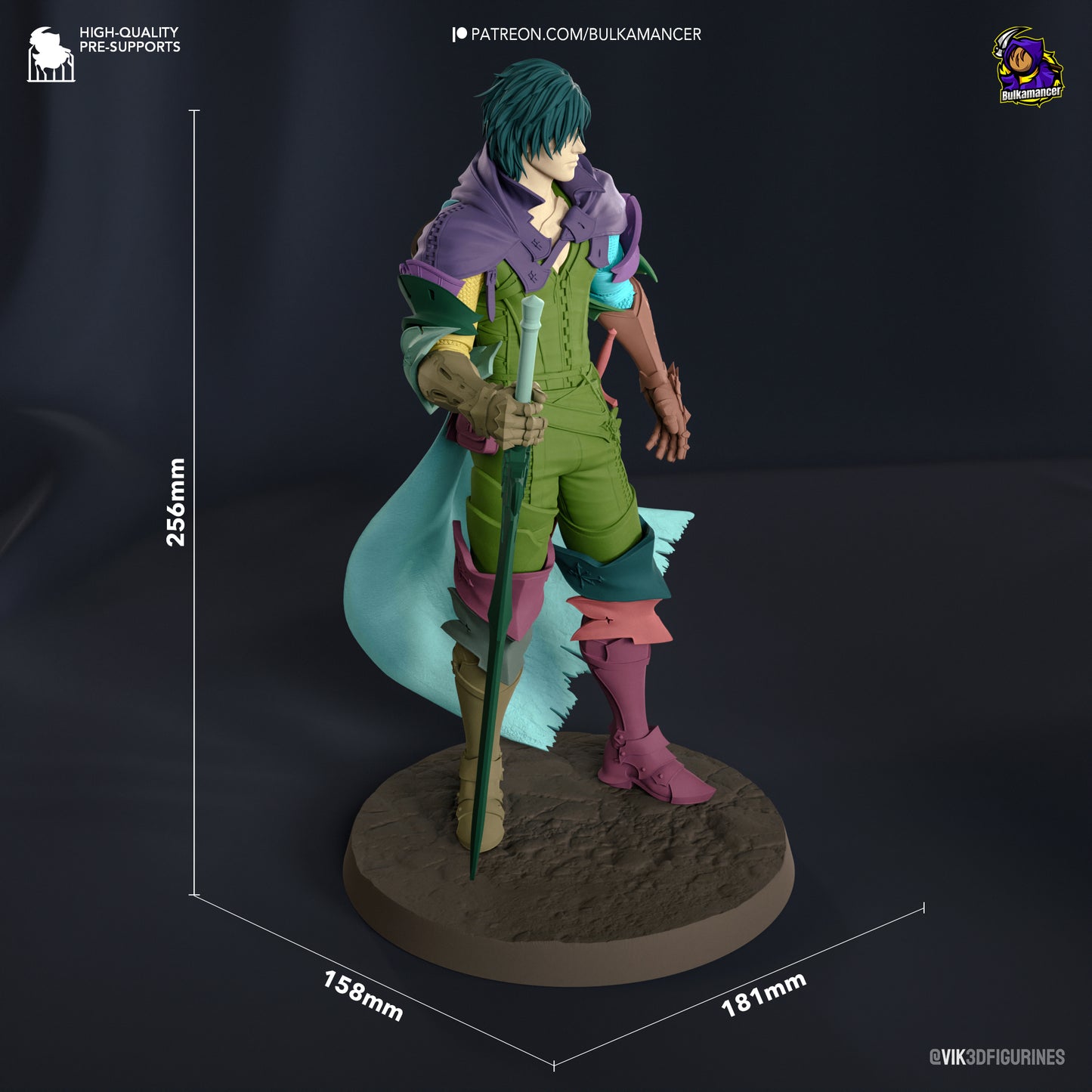 Clive Rosfield | Final Fantasy VI | Handcrafted Figure