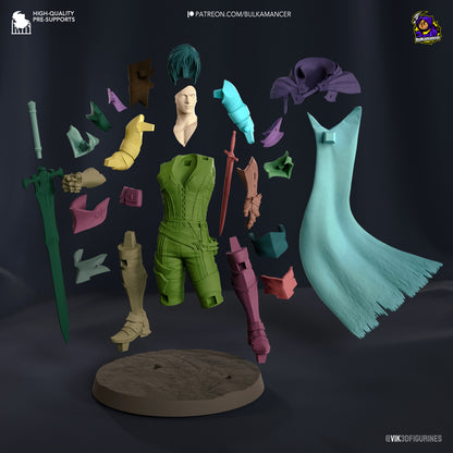 Clive Rosfield | Final Fantasy VI | Handcrafted Figure