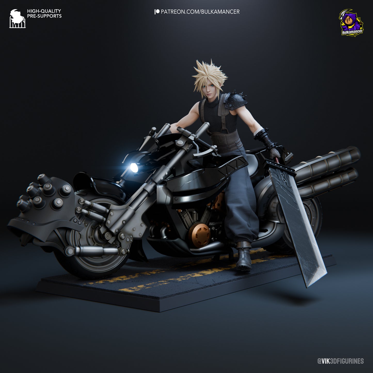 Cloud | Final Fantasy VII | Handcrafted Figure