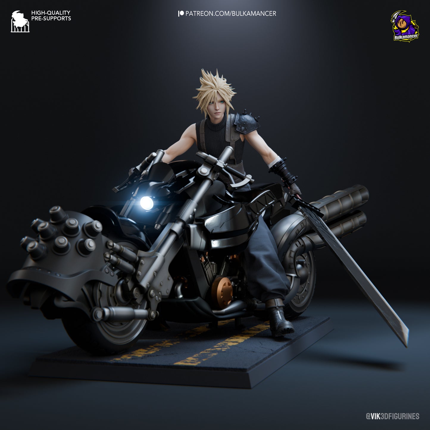 Cloud | Final Fantasy VII | Handcrafted Figure