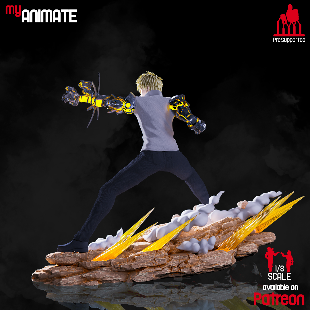 Genos | One Punch Man | Handcrafted Figure