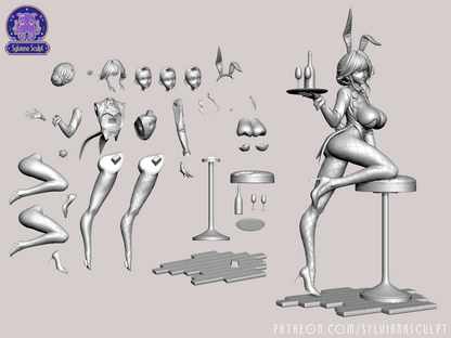 Bunny Maid | Handcrafted Figure