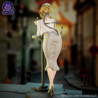 Crimson Agent | Handcrafted Figure
