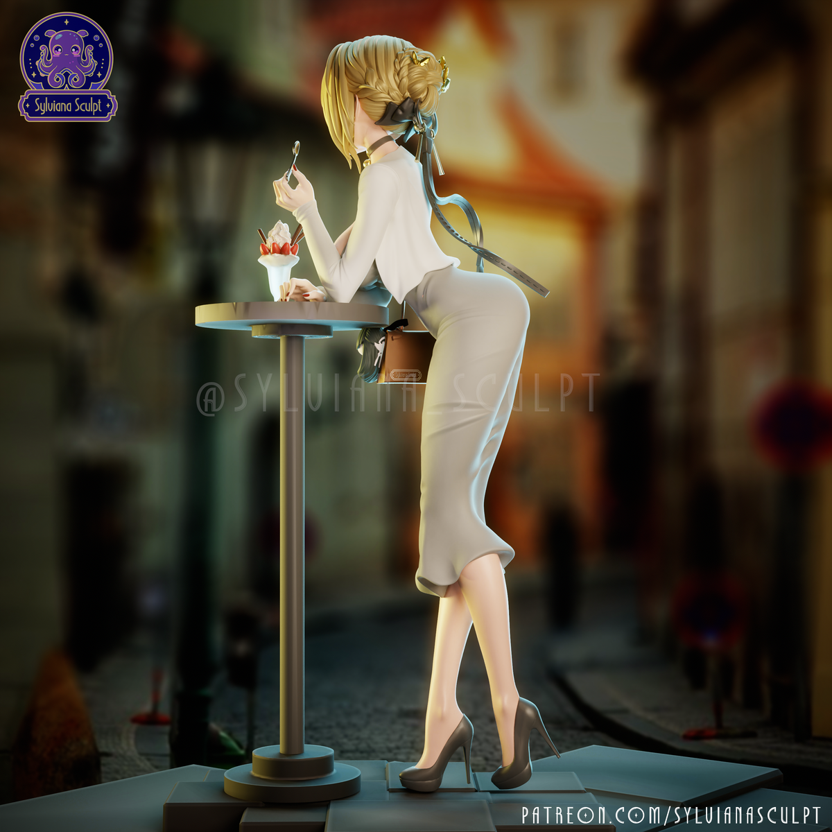 Crimson Agent | Handcrafted Figure